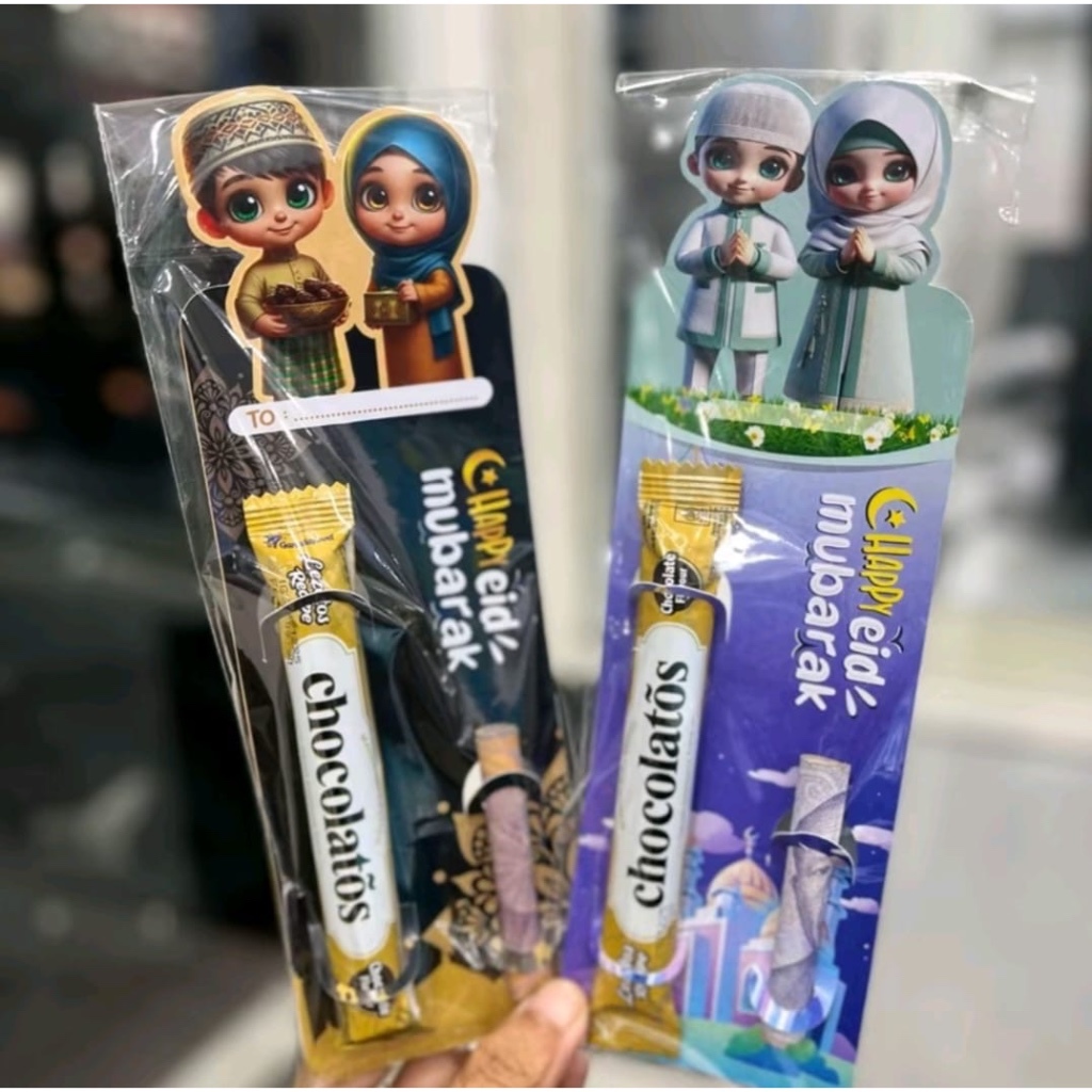 

10pcs Amplop Lebaran Chocolatos Sedotan Isi Uang