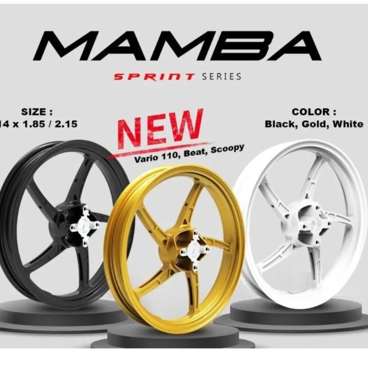Velg Vrossi Sprint Mamba Palang 5 Beat, Scoopy, Vario125/150