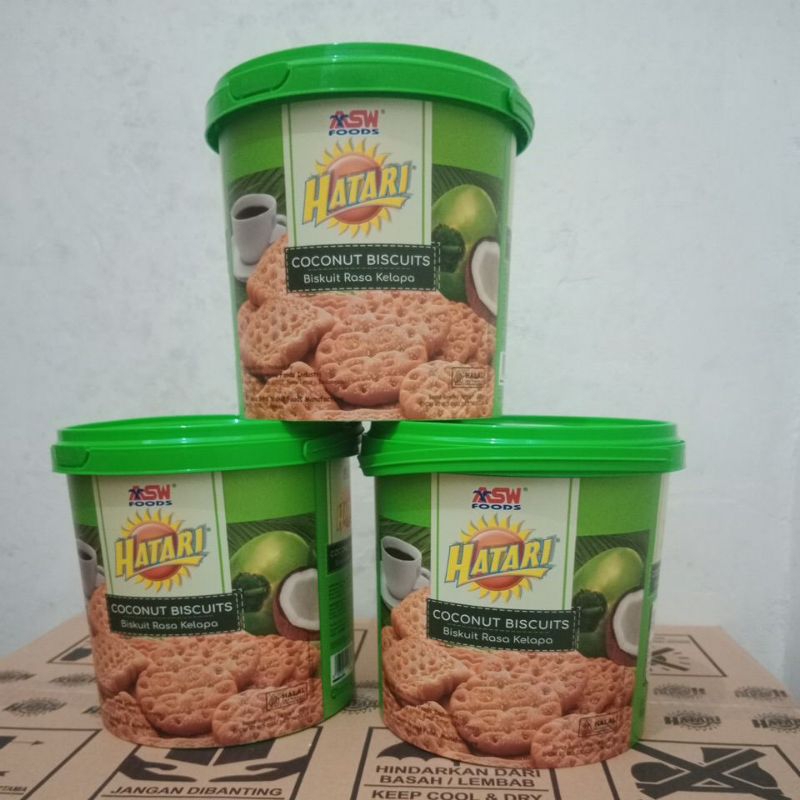 

Hatari coconut Biscuit rasa kelapa timbo 325 gr