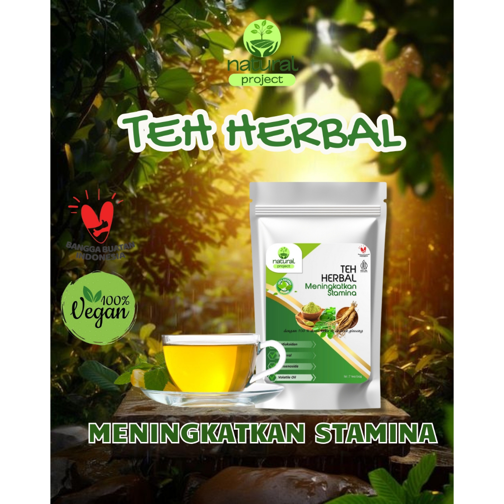 

TEH HERBAL MENINGKATKAN STAMINA & ENERGI