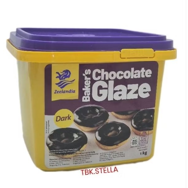 

ZEELANDIA CHOCOLATE GLAZE 1 KG GLAZE DARK COKLAT