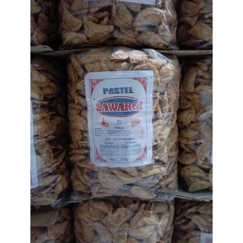 

pastel rasa abon 4kilo gurih asin manis sedapnya bikin nagih