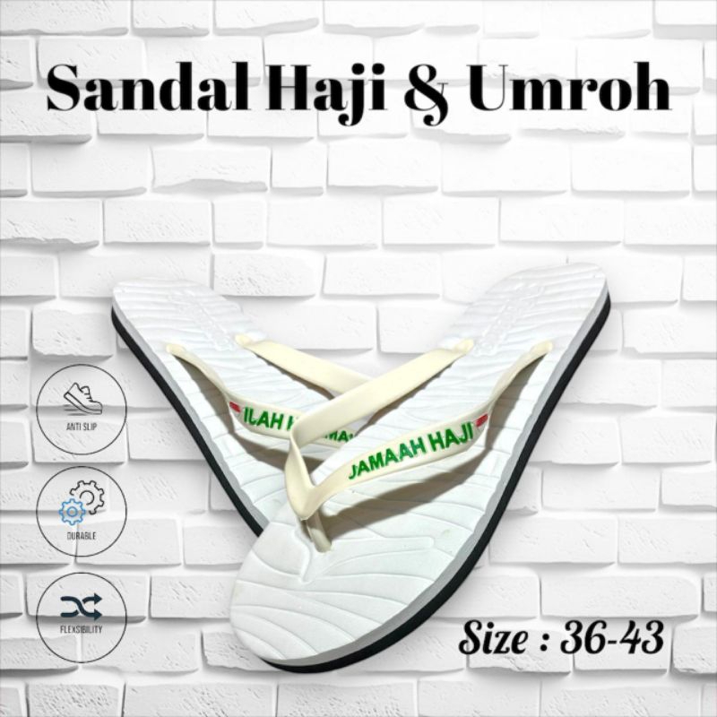sandal haji sandal umroh sendal haji sendal umroh pria wanita ukuran 36-43