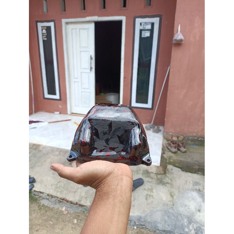 tutup hawa sonic 150 r original carbon kevlar forged