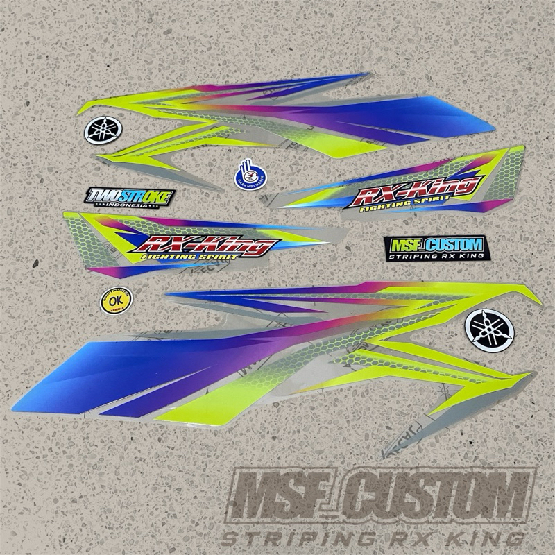 Striping rx king transparan || Striping rx king 2005 Variasi