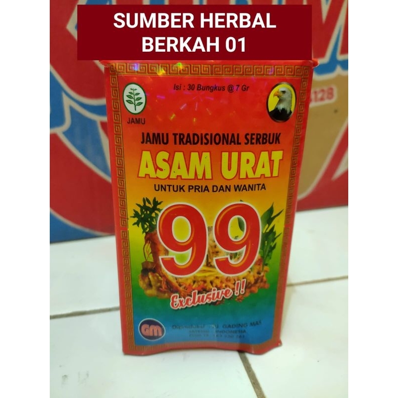 

SERBUK ASAM URAT 99 ISI 30SACHET ORI