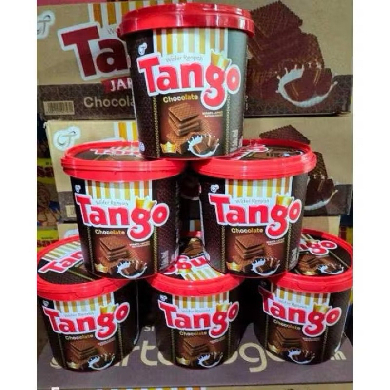 

(MAHYRA) 1 Karton Tango jar ember murah | Tango enak kemasan baru | Jajan lebaran wafer tango murah | Tango coklat | Tango vanila