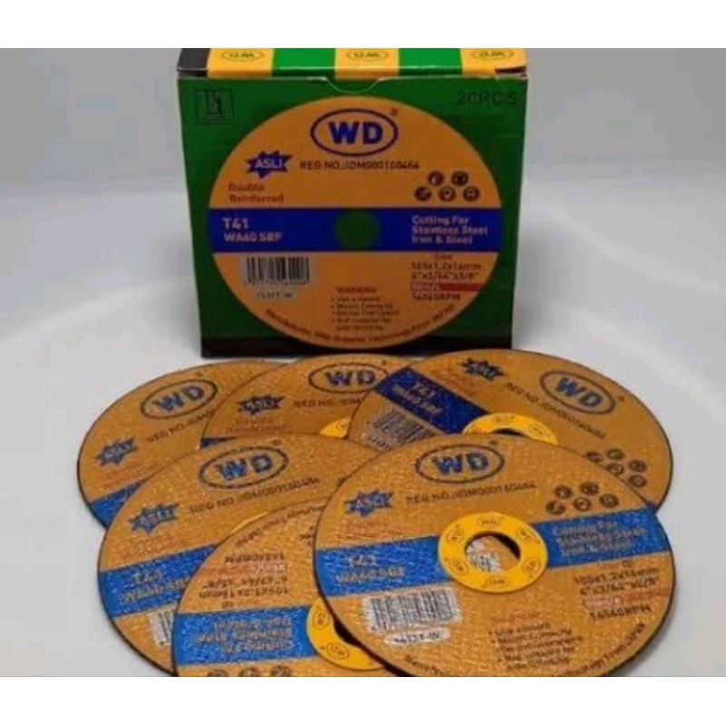 WD Batu potong 4 inch / Potong Besi 4" WD