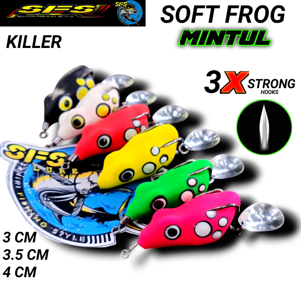 Soft frog mintul soft frog killer sof rog umpan gabus toman soft frog umpan pancing katak palsu soft