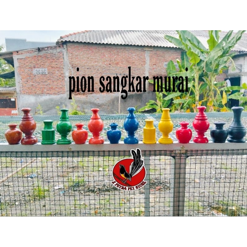 PION DOBEL SANGKAR MURAI BATU DAN SANGKAR BULAT PUNGLOR