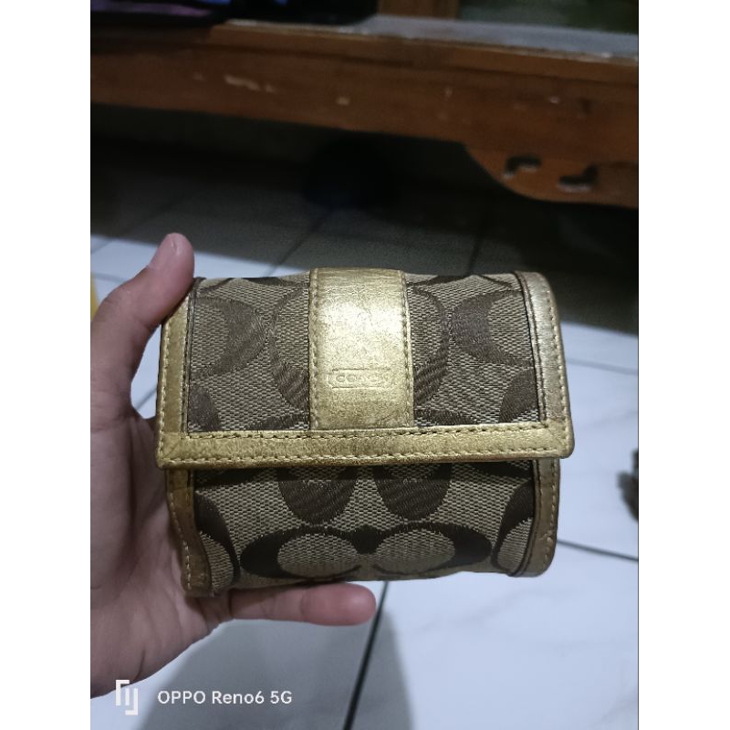 dompet coach preloved vintage
