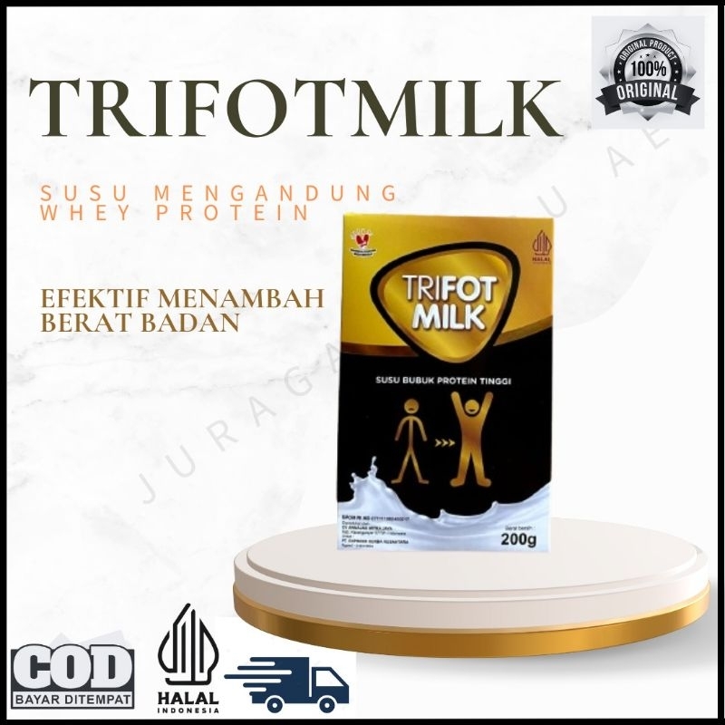 

Trifot Milk Susu Bubuk Protein Tinggi 200g rasa vanila