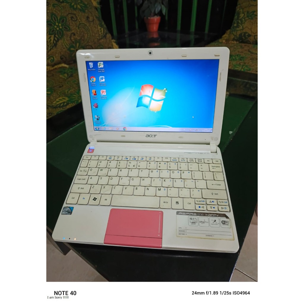 NOTEBOOK ACER ASPIRE ONE HAPPY NORMAL NO MINUS