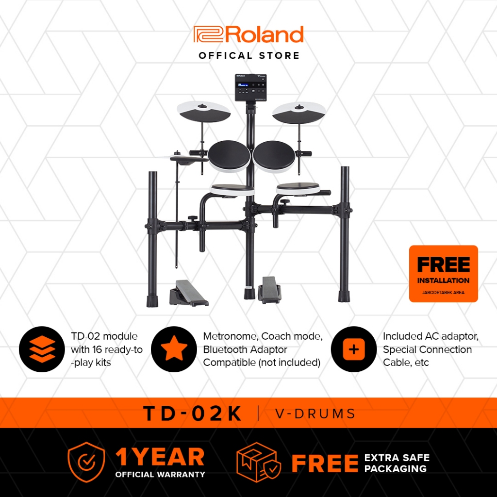 Roland TD-02K V-Drums Drum Elektrik