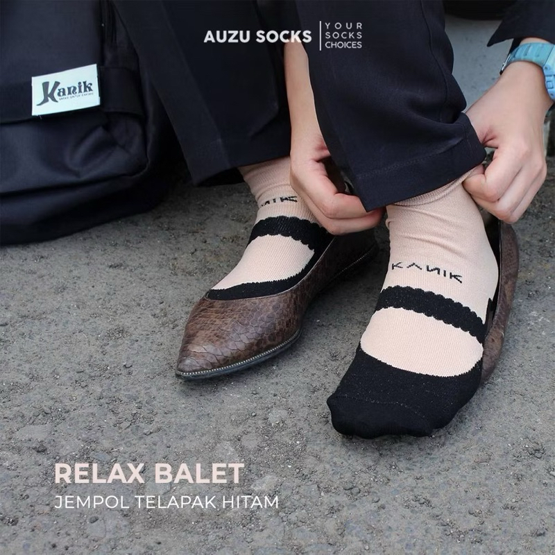 KAOS KAKI KANIK RELAX FLAT BALET SOCKS / KAOS KAKI JEMPOL KANIK RELAX