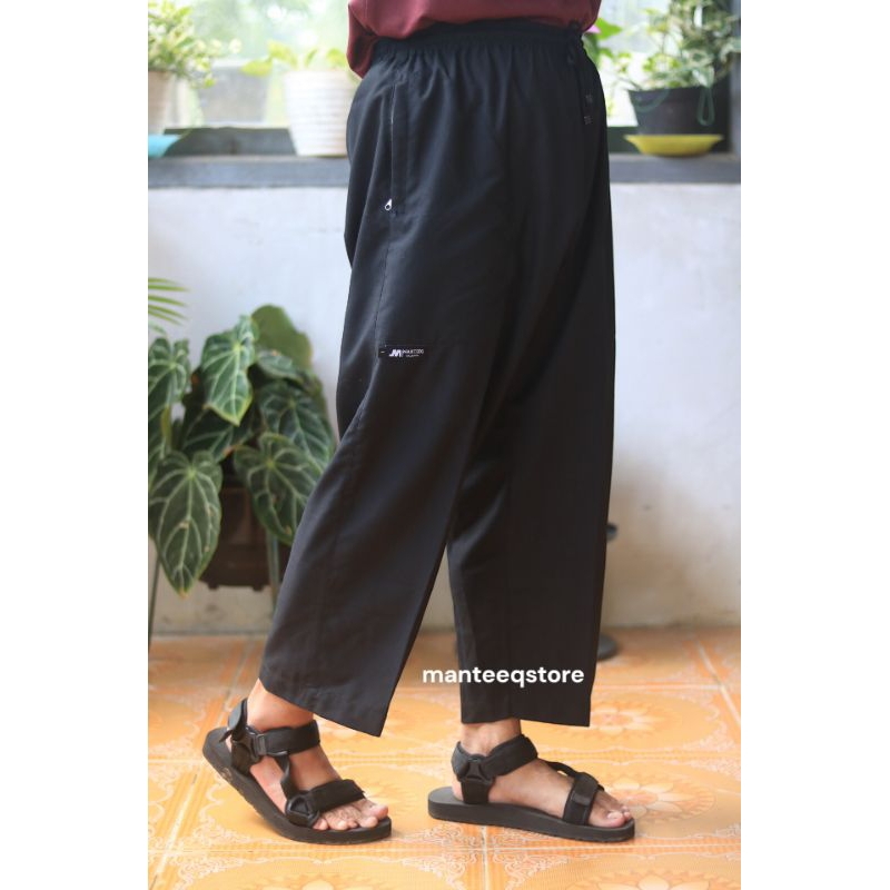 Celana Sirwal Dewasa Pria Buat Dalaman Sarung Gamis Jubah Umroh Haji Bahan Polly Micro Tebal Adem Da