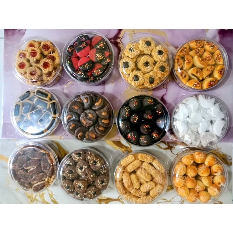 

100rb isi 4 Toples Kue kering ekonomis kue renyah // Kue enak //Cemilan homemade