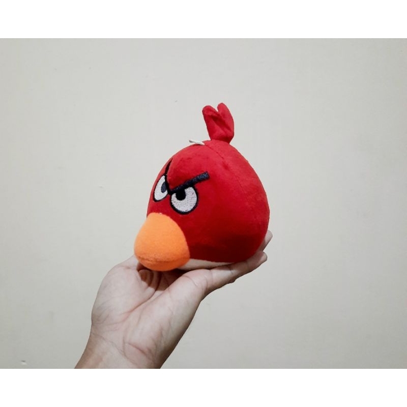 Angry Bird Red Size 12 Cm/ Boneka Angry Bird