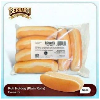 

Bernardi Plain Roll Isi 6 300 GR (Bernardi Roti Hotdog Isi 6)