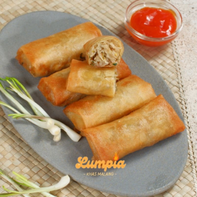 

PER PCS LUMPIA REBUNG / LUMPIA GORENG / LUMPIA BASAH / LUMPIA ISI / LUMPIA KHAS MALANG / LUMPIA FROZEN FOOD / LUMPIA MENTAH