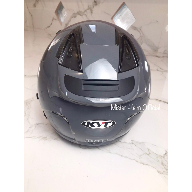 HELM KYT GALAXY FLAT R GORILLA GREY GLOSSY