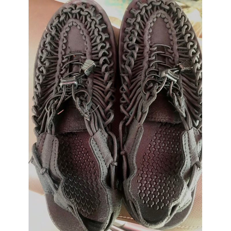 Sendal pria travelling jaring bt-troos fullblack karet