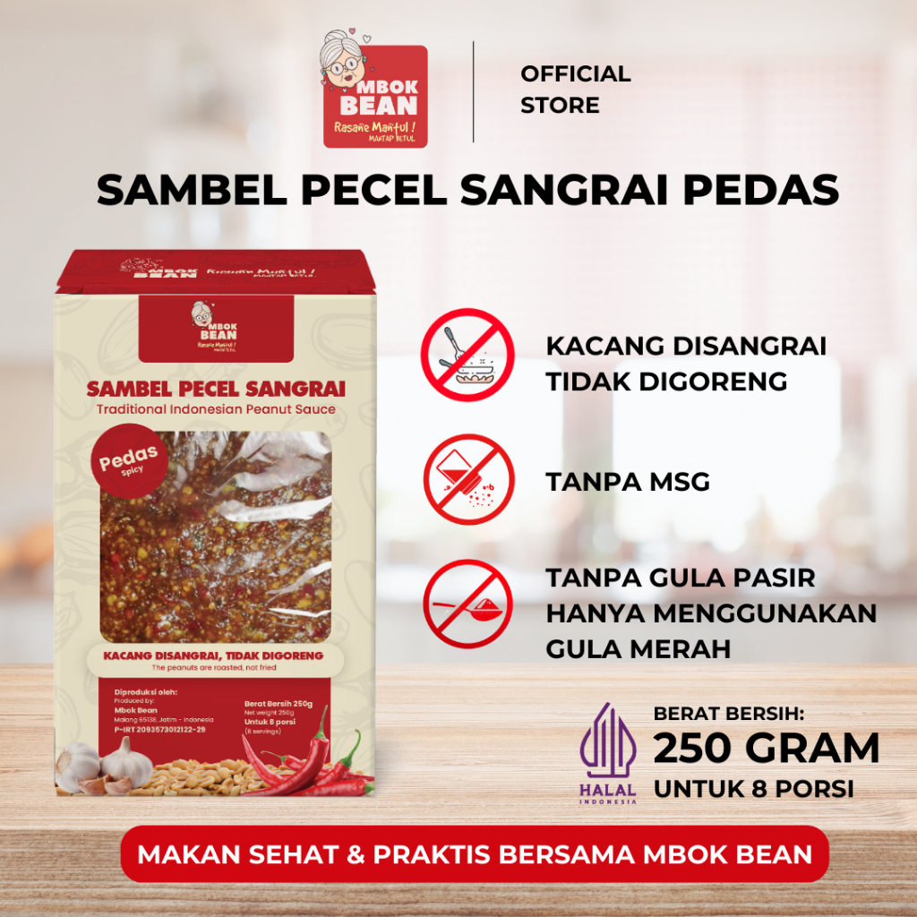 

BUMBU PECEL PEDAS/BUMBU PECEL MBOK BEAN/SAMBEL PECEL PEDAS/BUMBU PECEL ENAK/BUMBU PECEL MURAH