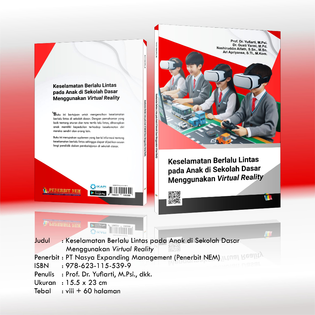 Buku Keselamatan Berlalu Lintas pada Anak di Sekolah Dasar Menggunakan Virtual Reality