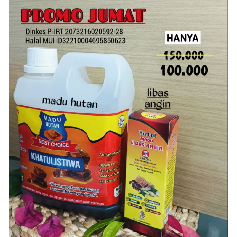 

Madu Hutan Khatulistiwa Herbal Libas Angin