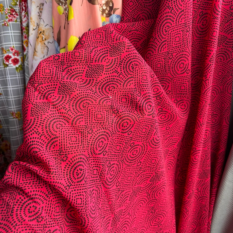 kain zara crpe motif etnik - kain motif etnik - kain bahan motif - kain meteran Tree