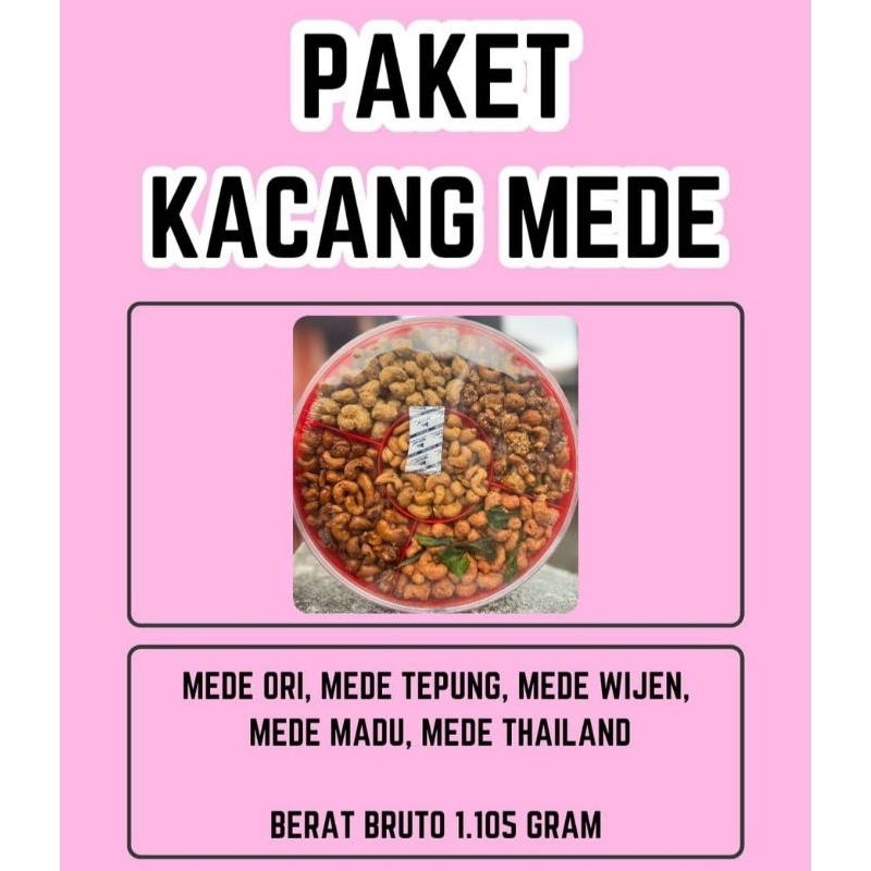 

Kacang mede bulat paket lebaran