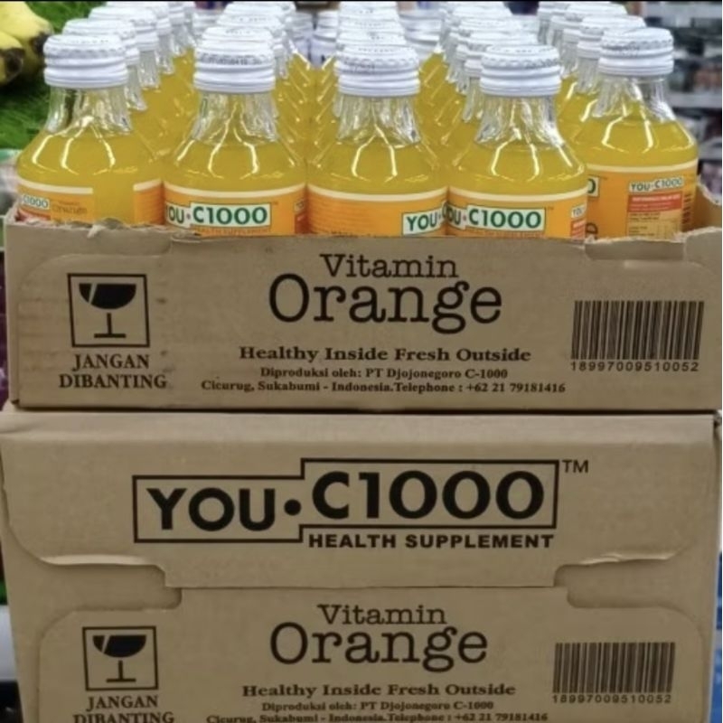 

YOU C1000 Vitamin Orange botol beling