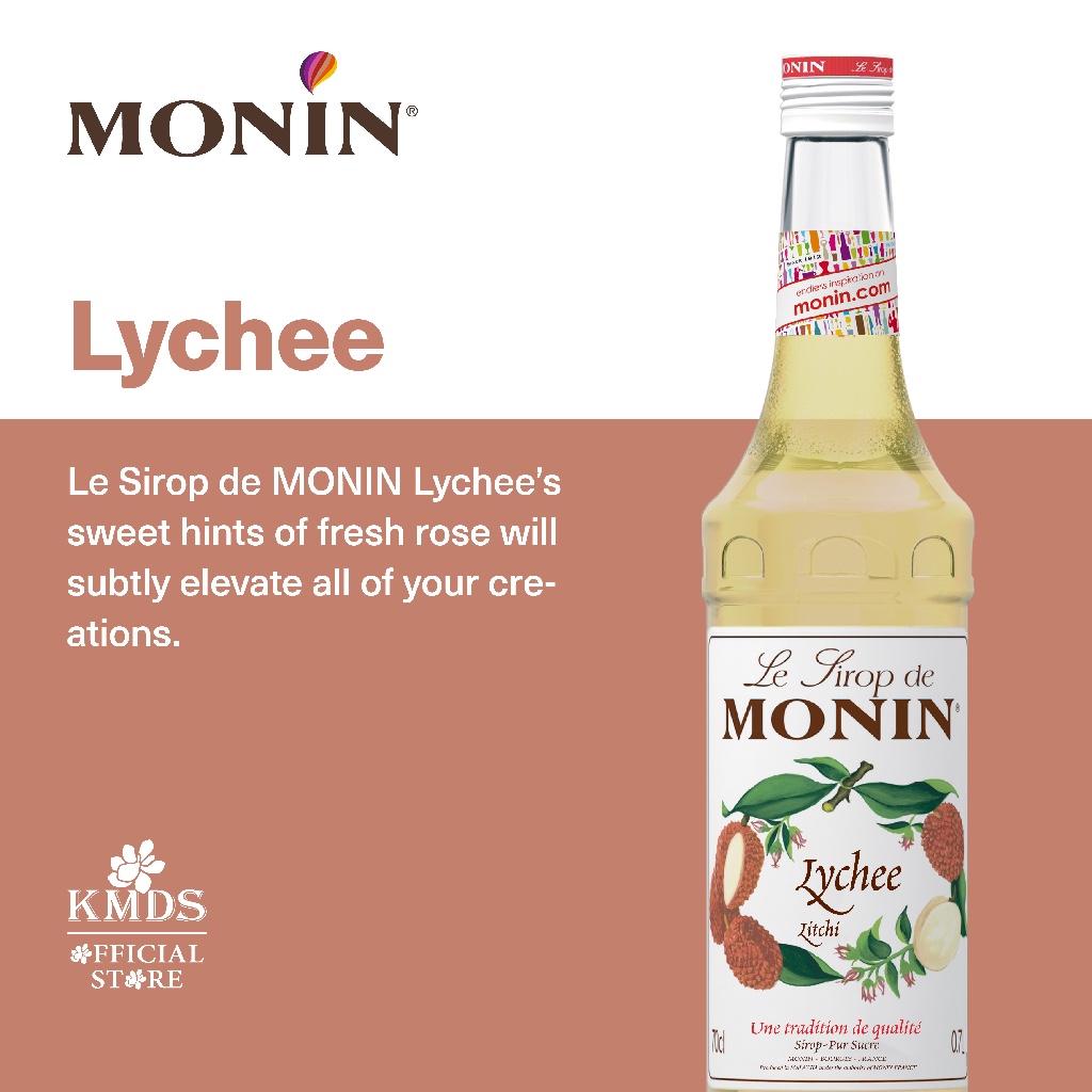 

MONIN LYCHEE SYRUP 70CL / 700ML