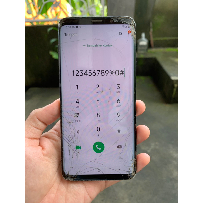 lcd samsung galaxy s9 plus sm g965fd original - nyala minus (baca deskripsi)