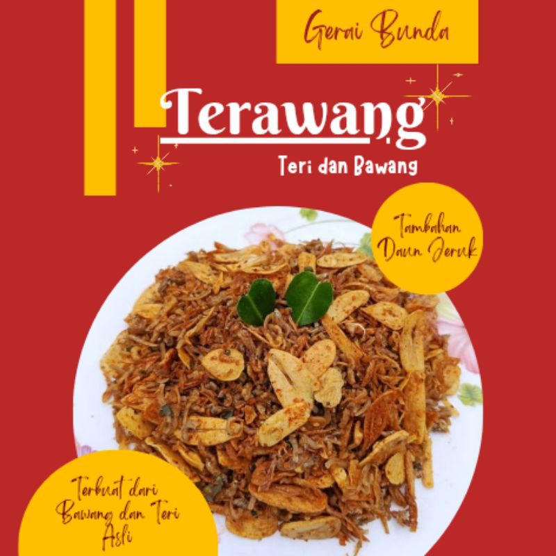 

TERAWANG (Teri dan Bawang) 100gr