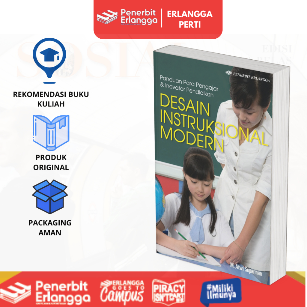 [Erlangga] Buku Referensi Mahasiswa: Desain Instruksional Modern - Atwi Suparman