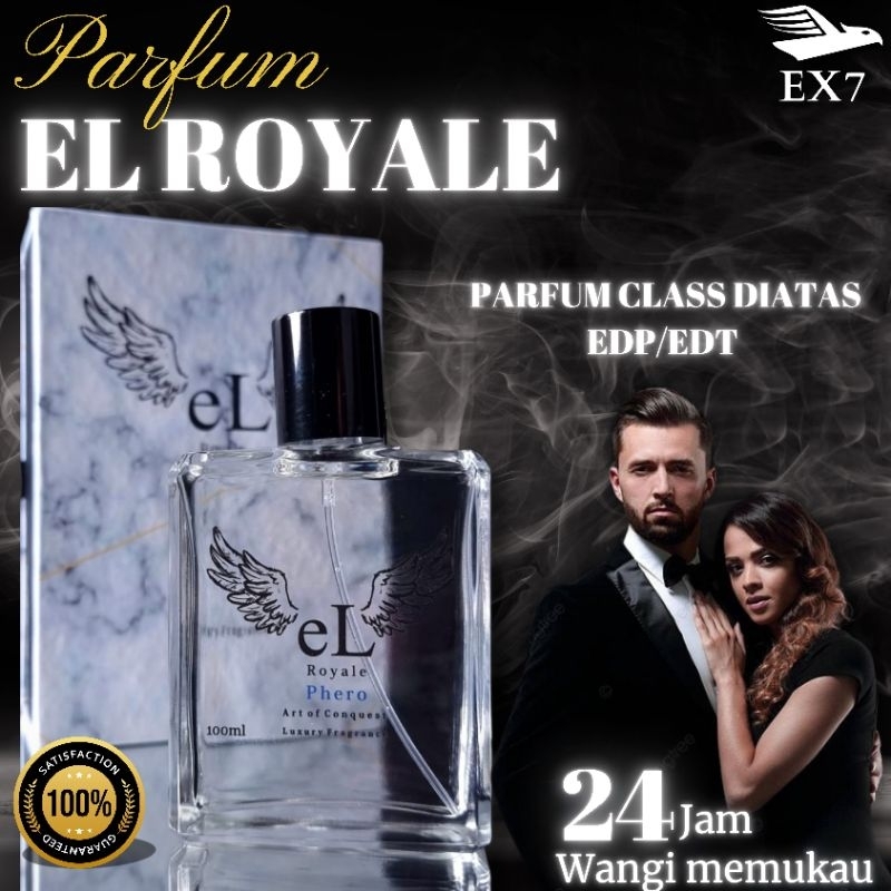 el Royale Parfum Pria yang disukai wanita tahan lama wangi terbaik Aquatic untuk date cowok