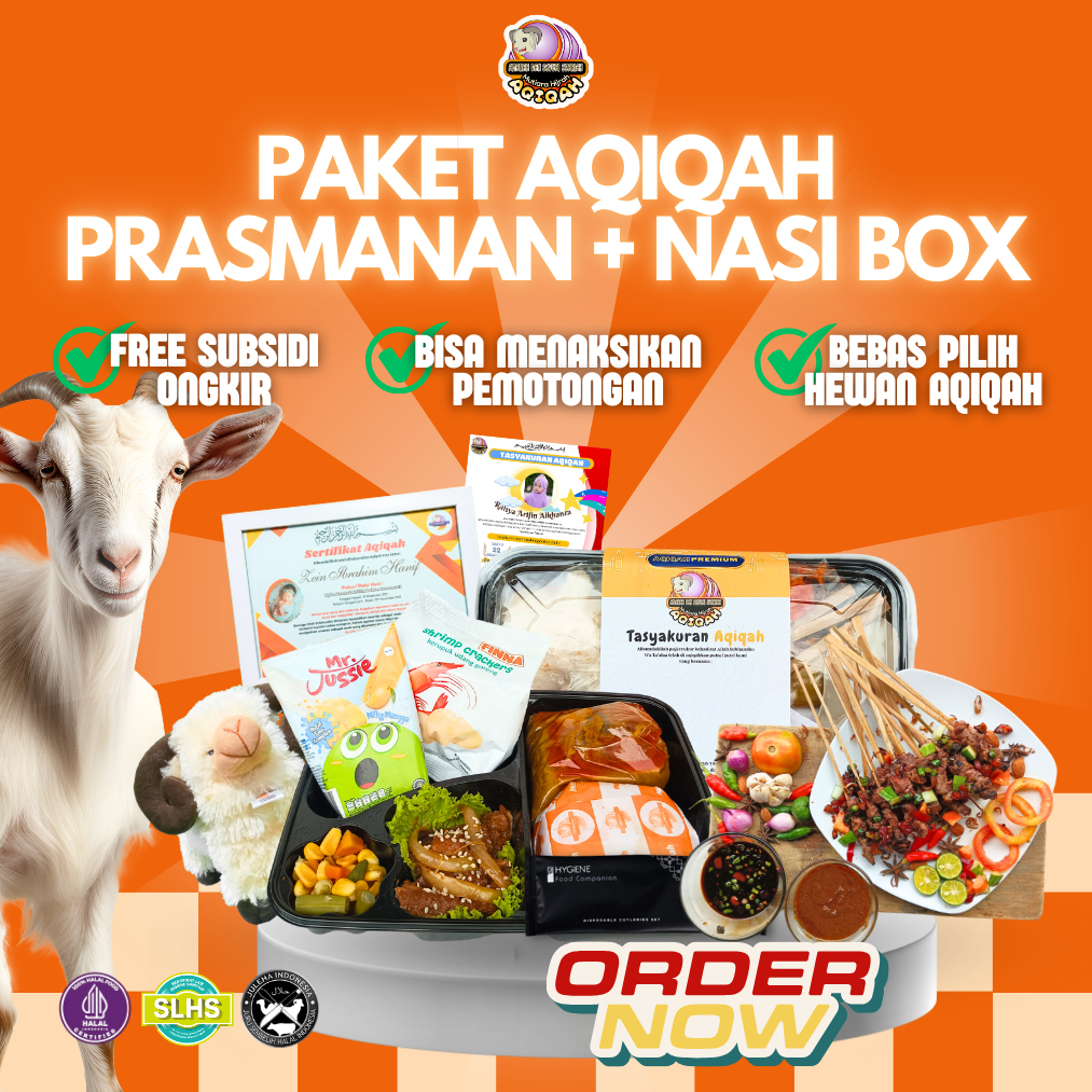 

AQIQAH - Paket Aqiqah Prasmanan (Olahan Kambing Sate)