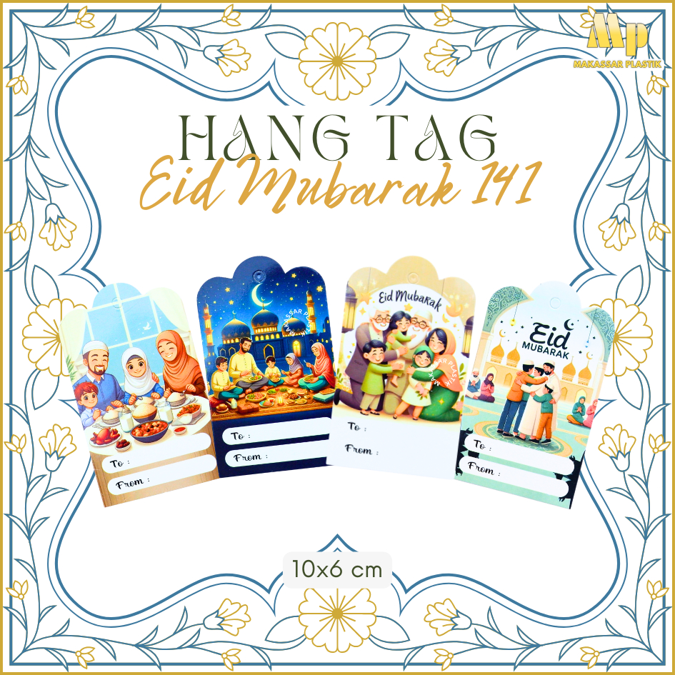 

HANG TAG EID MUBARAK #141 / KARTU UCAPAN EID / HANG TAG @10 LBR