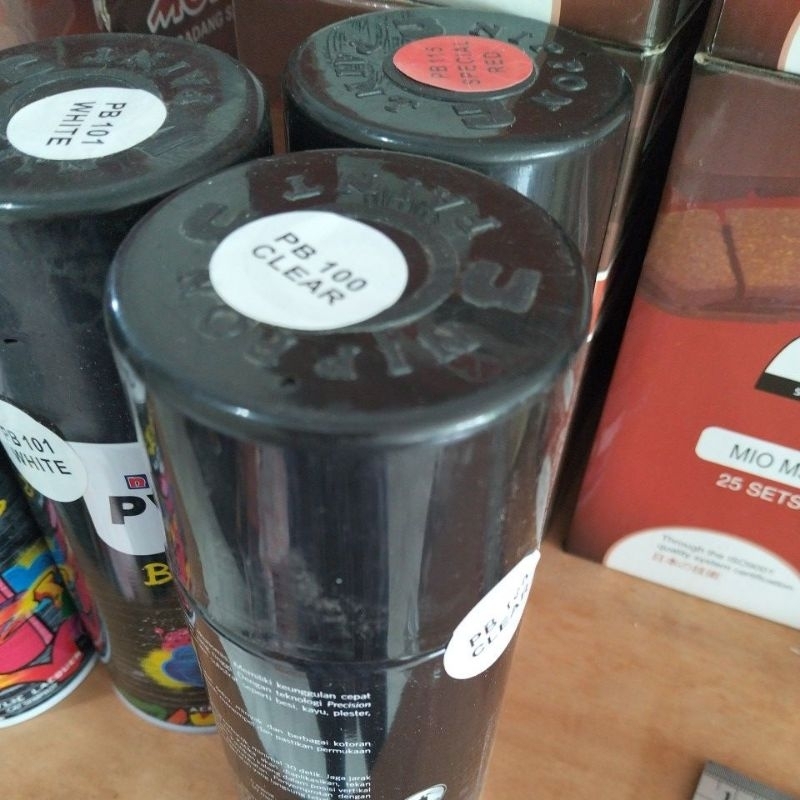 CAT SEMPROT -SPRAY PAINT -PYLOX WARNA-CAT PYLOX NIPPON (PB100 CLEAR) MERK NIPPON BASIC