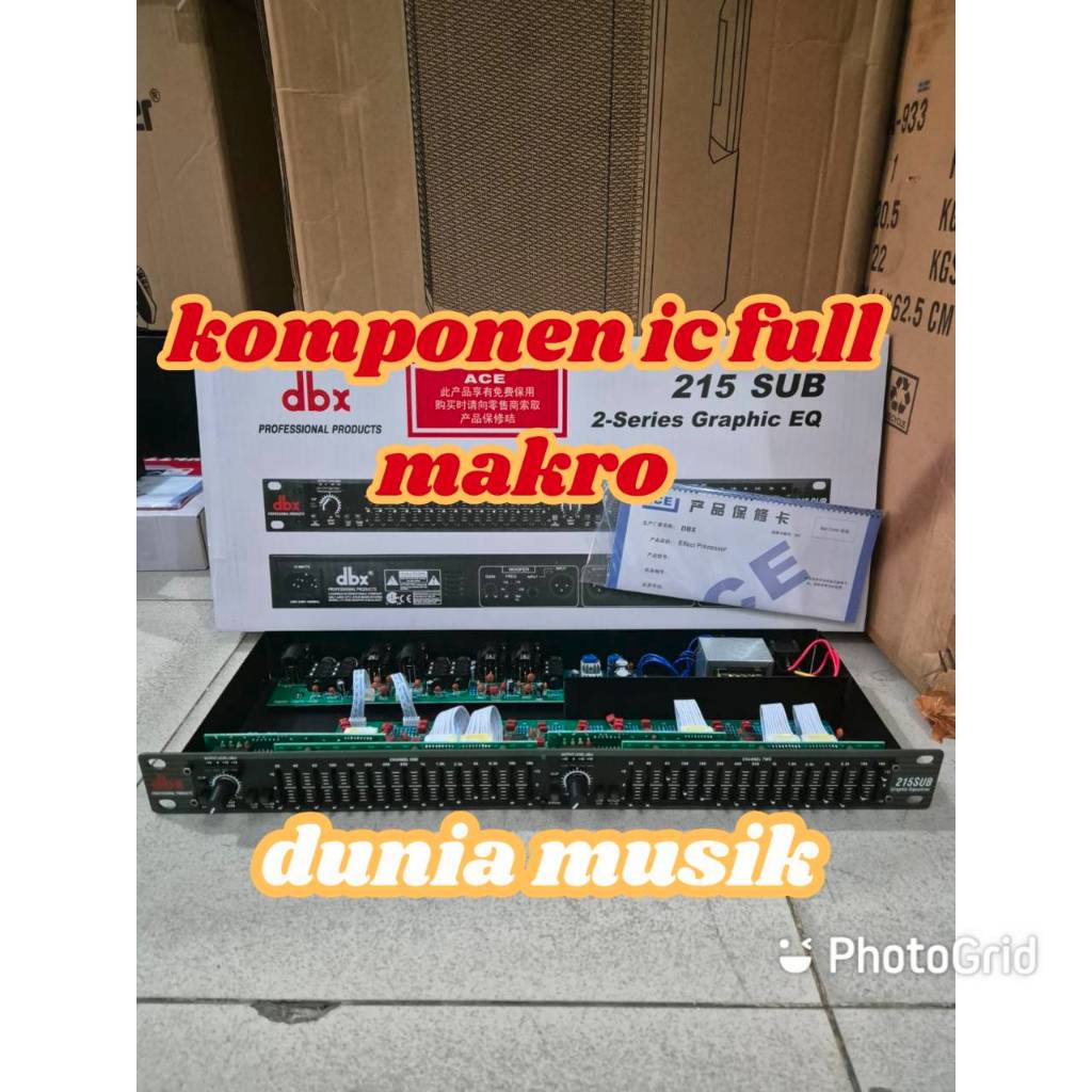 EQUALIZER DBX215SUB DBX 215SUB DBX 215 SUB KOMPONEN IC FULL MAKRO