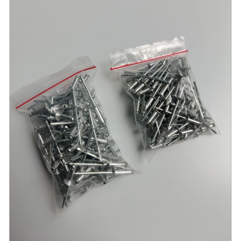 Paku Rivet Rivetti / ATT 423 435 440 550 Silver (Ecer 100pcs)