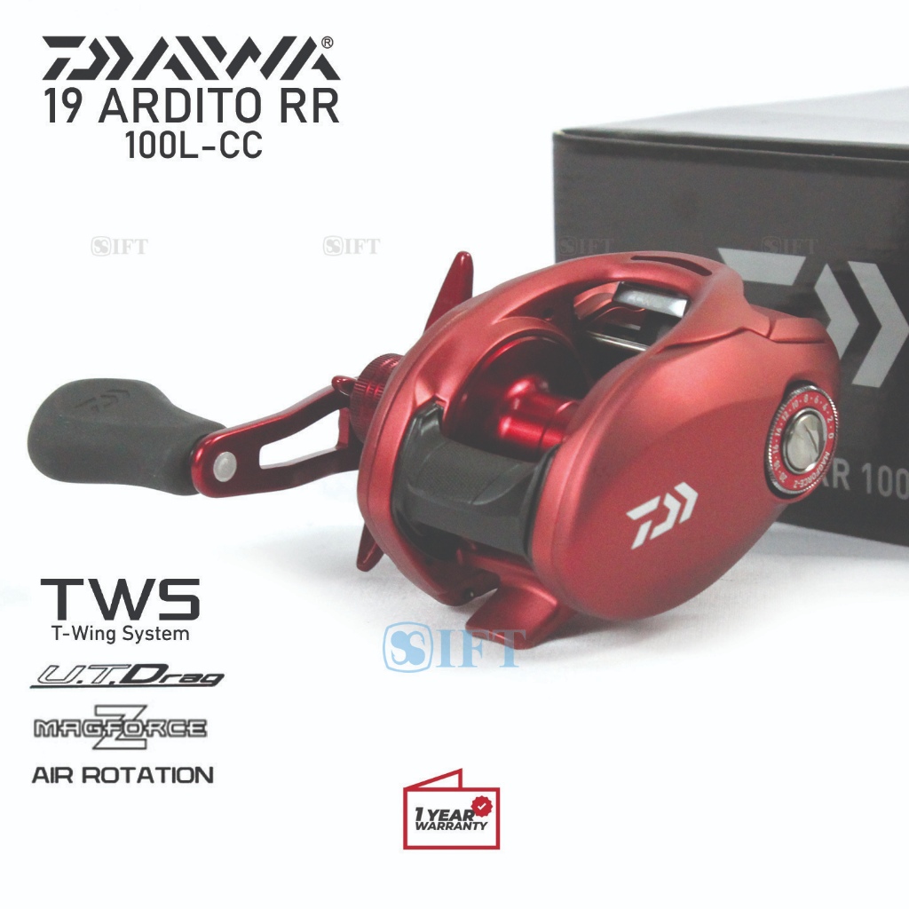 Reel BC DAIWA ARDITO RR 100L-CC | Bait Casting | Kolam Rawa Galatama Resmi | IFT