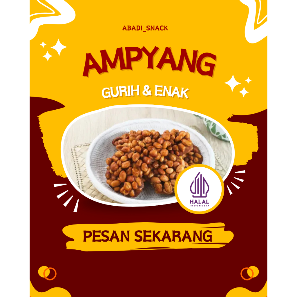 

AMPYANG COKLAT RENYAH & ENAK UNTUK CEMILAN 100% HALAL