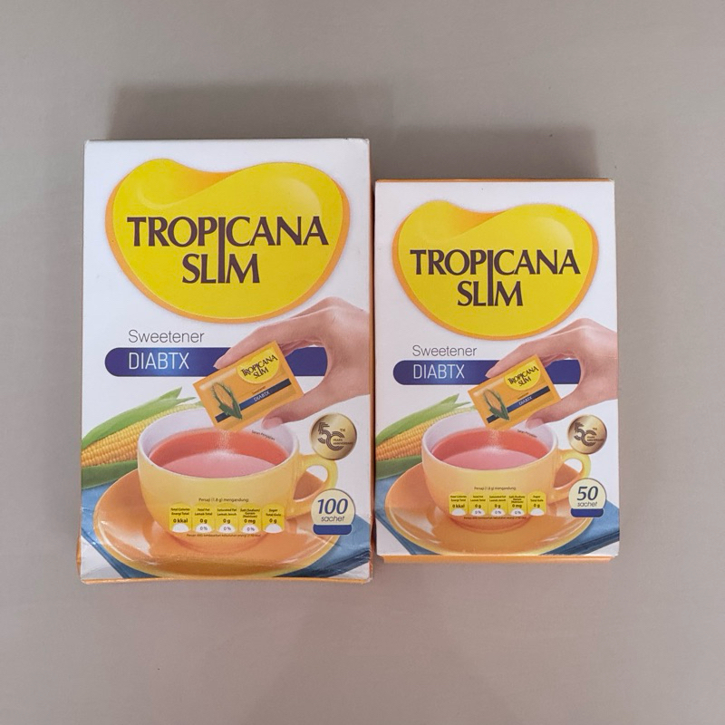 

Tropicana Slim Sweetener Diatbx 50 dan 100sachet
