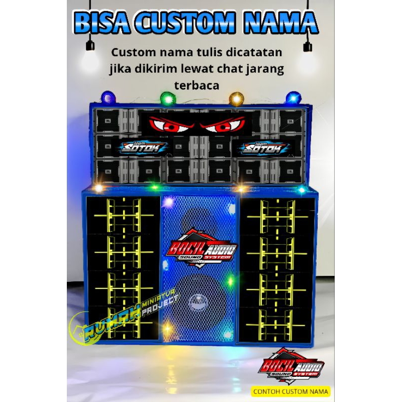 MINIATUR SOUND SIAP BUNYI