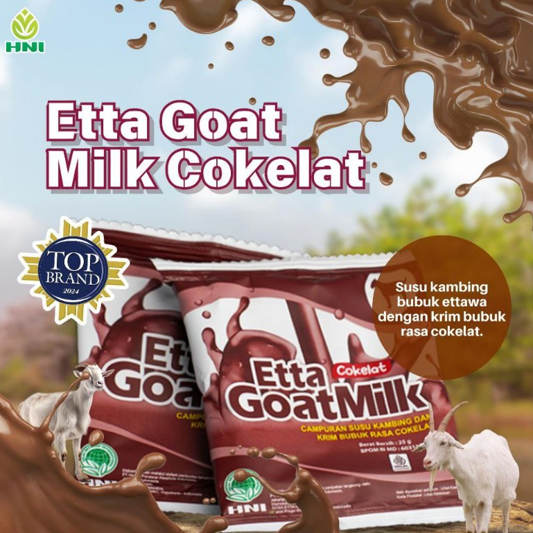 

Etta Goat Milk Cokelat - Susu Kambing dan Cokelat