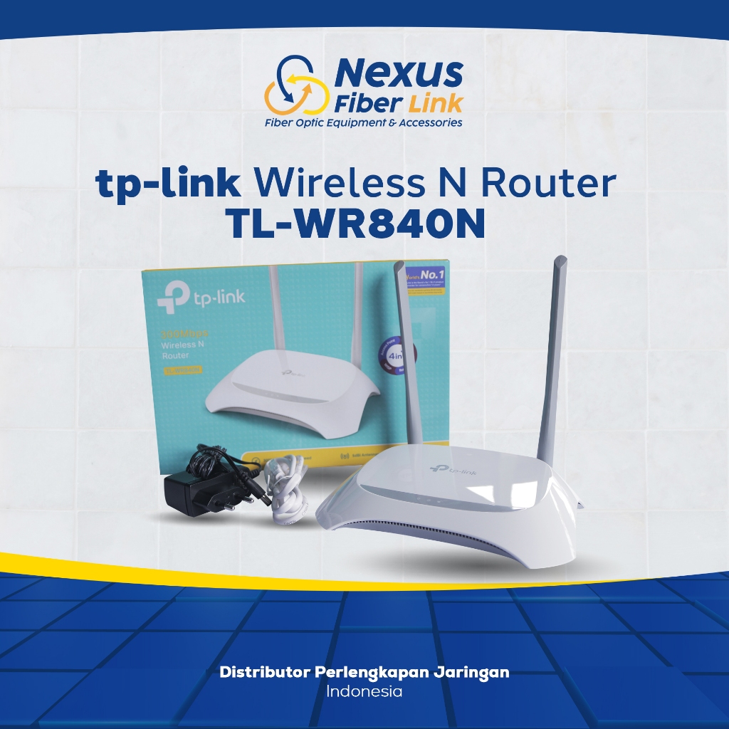 TP-Link WR840N Router Wireless Pontianak 300Mbps / Modem TP-Link WR840N  Pontianak