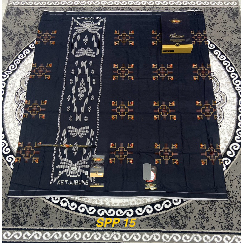 SARUNG KETJUBUNG PLATINUM SPP HITAM