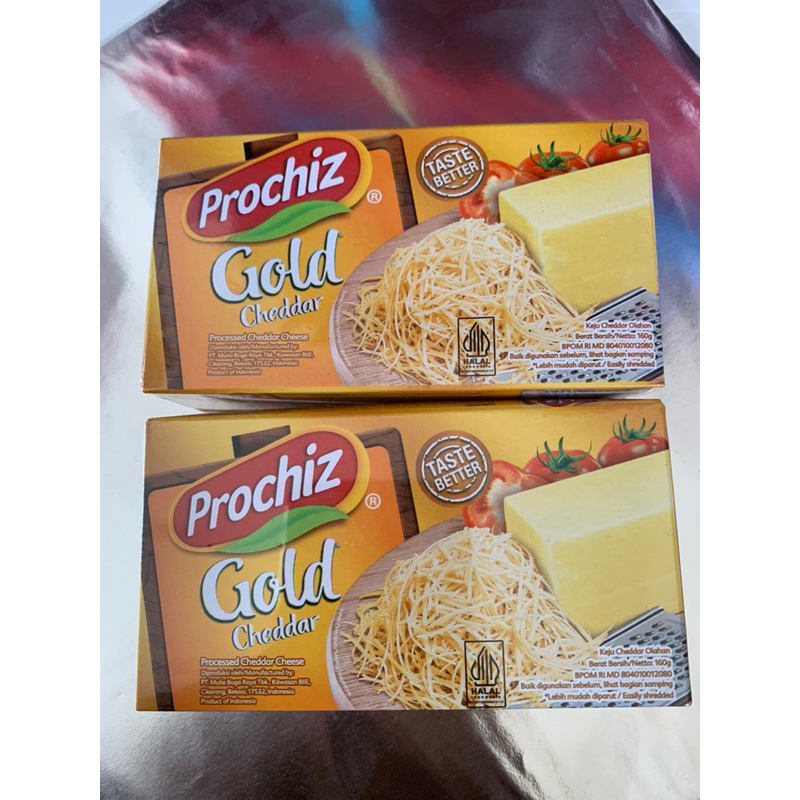 

keju cheddar prochiz gold 160 g